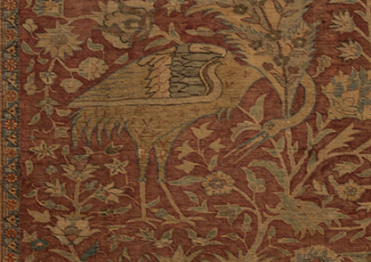Bird motif symbolization - rug design